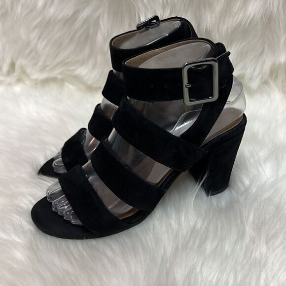 Vionic Womens Perk Blaire Black Suede Ankle Strap Heels Size 6Medium (B, M) B22B - Picture 4 of 13